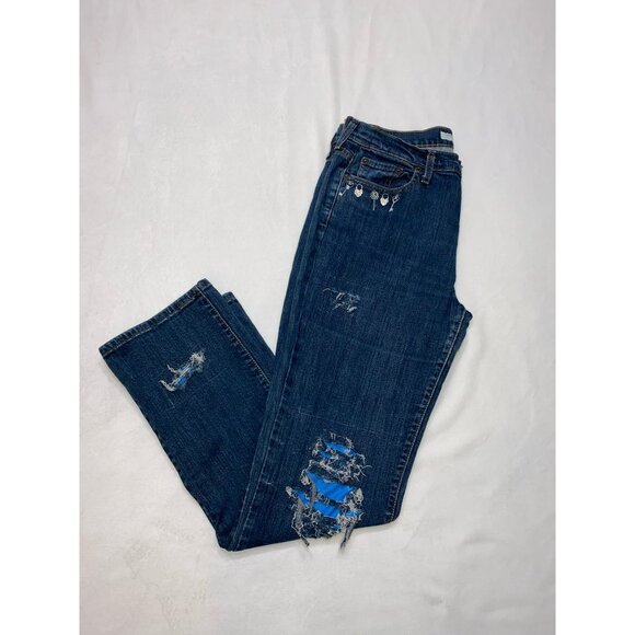 Vintage ONE of A Kind Levi’s 505 Straight Leg Woman’s Jeans Size 12 - Picture 2 of 11